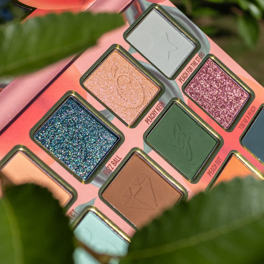 Peach Perfect Eyeshadow Palette - 12 Highly Pigmented Matte & Shimmer Shades for Day & Night Makeup Looks | Vegan & Cruelty-Free