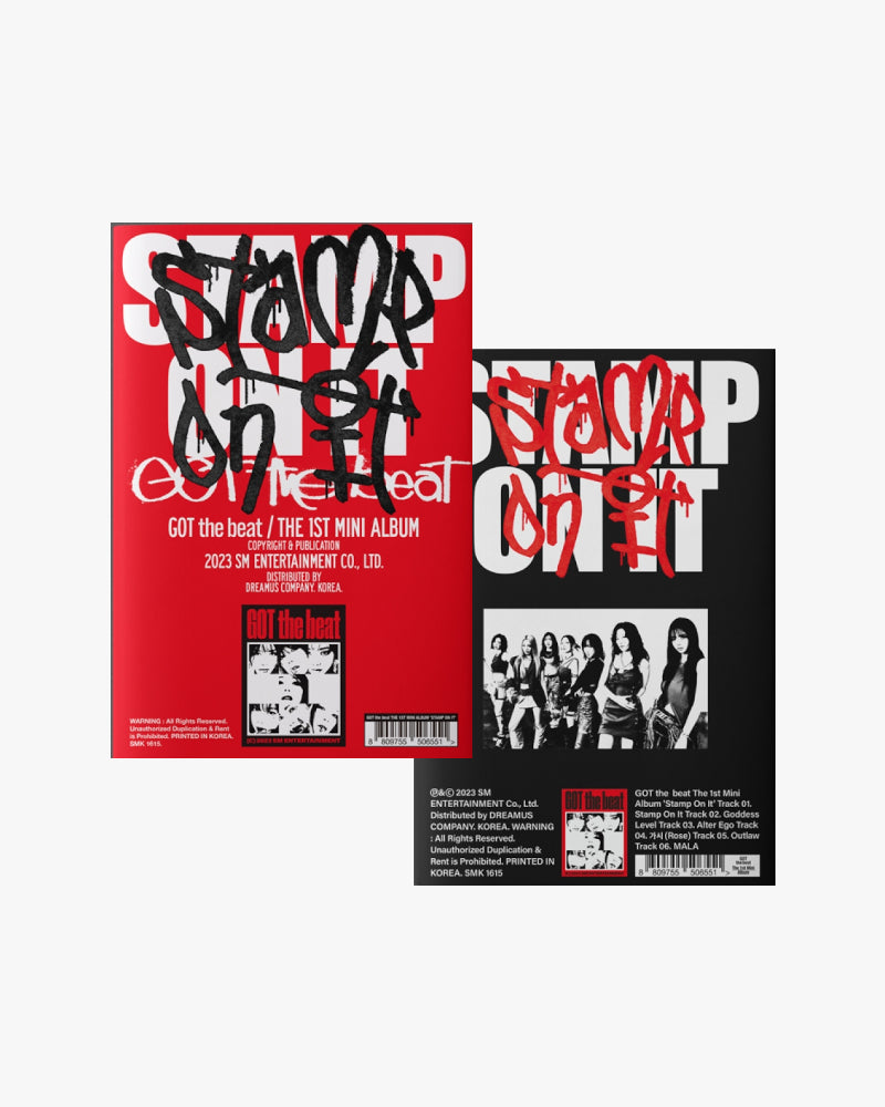 GOT the Beat 1st Mini Album [Stamp On It] - 2 Versions (Limited Edition) | K-Pop Girl Group Super Unit | Perfect for K-Pop Fans, Music Collectors & Gift Giving
