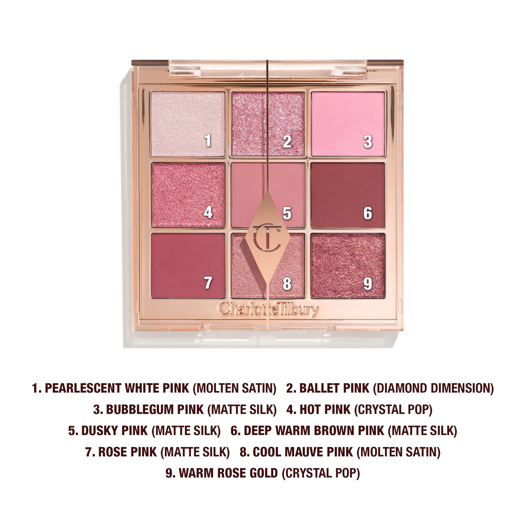 Charlotte's Palette Of Beautifying Eye Trends - Professional Eyeshadow Palette for Stunning Makeup Looks | Perfect for Daytime Office Wear & Nighttime Party Glam