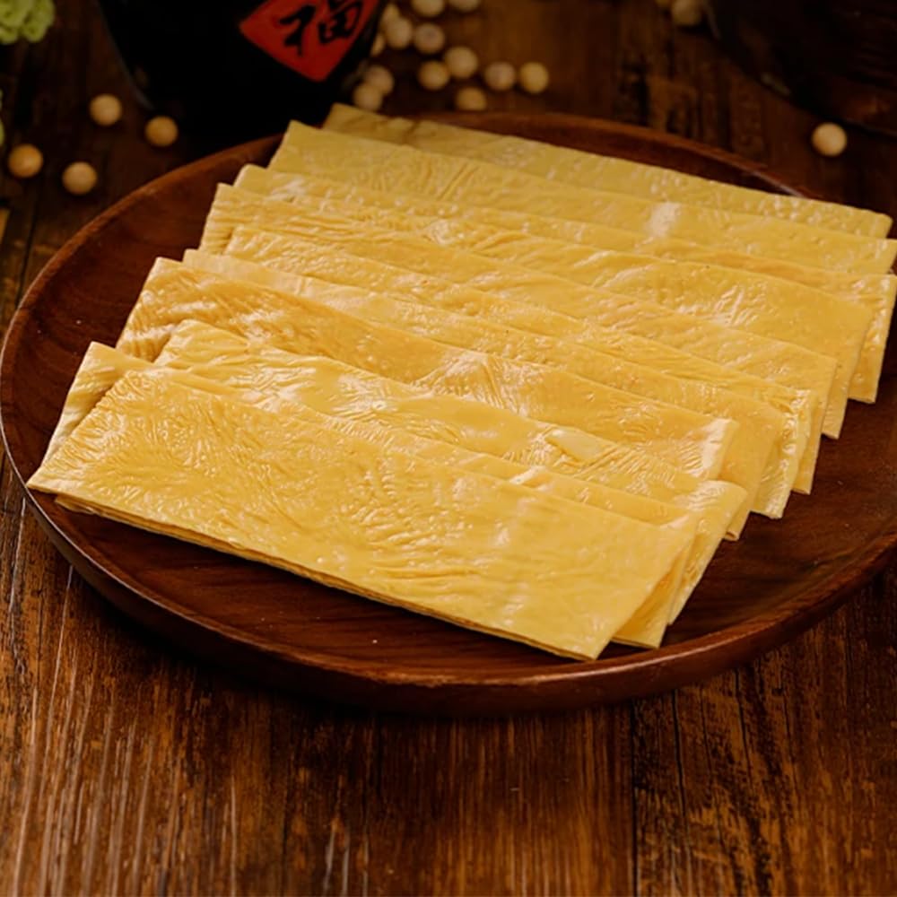 Dried Tofu Skin 120g - Vegetarian Soybean Sheets for Hot Pot & Salads
