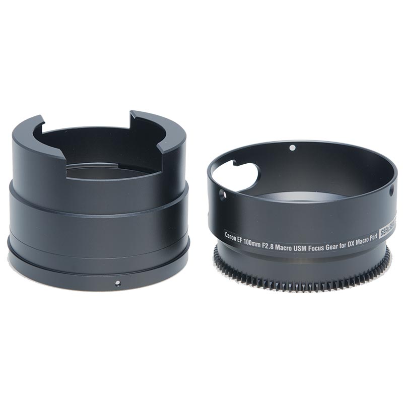 Sea&Sea Focus Gear for Canon EF 100mm f/2.8 Macro USM Lens - Underwater Macro Photography Accessory for Diving Enthusiasts & Marine Life Shooting