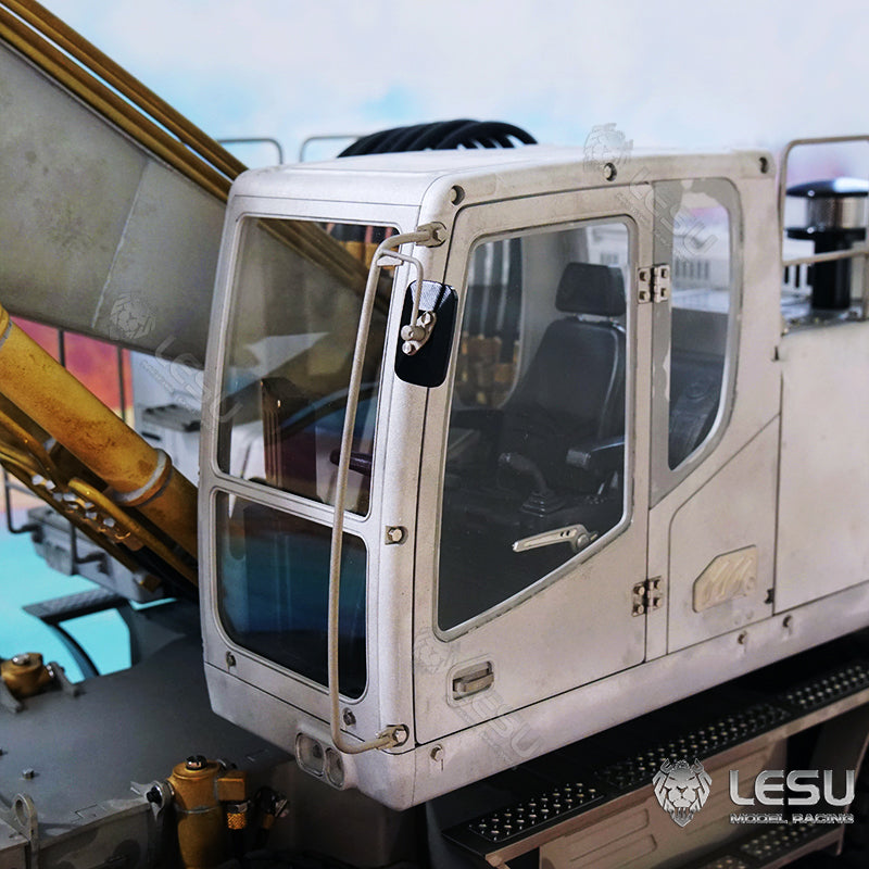 1/14 LESU RC Metal Aoue ET30H Wheeled Excavator Toy - Hydraulic System with Pump Valve, LED Lights & Axle - Fast Shipping - Perfect for Construction Simulation, RC Hobbyists & Collectors