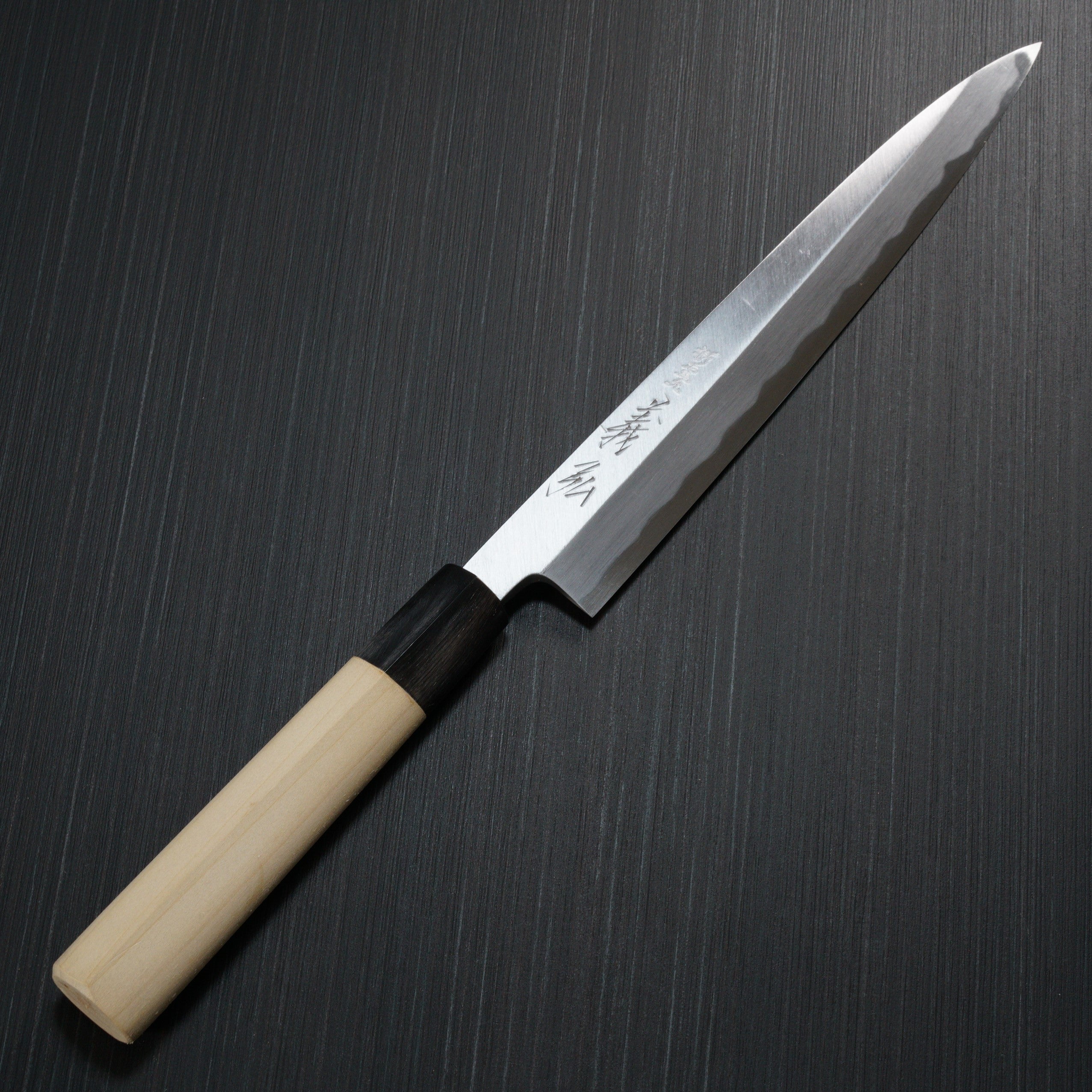 Premium Yoshihiro Jyosaku Shirogami White Steel #2 Sashimi Yanagiba Knife 210mm - Japanese Chef Knife for Slicing Raw Fish, Sushi & Sashimi Preparation - Perfect for Professional Chefs & Home Cooking Enthusiasts