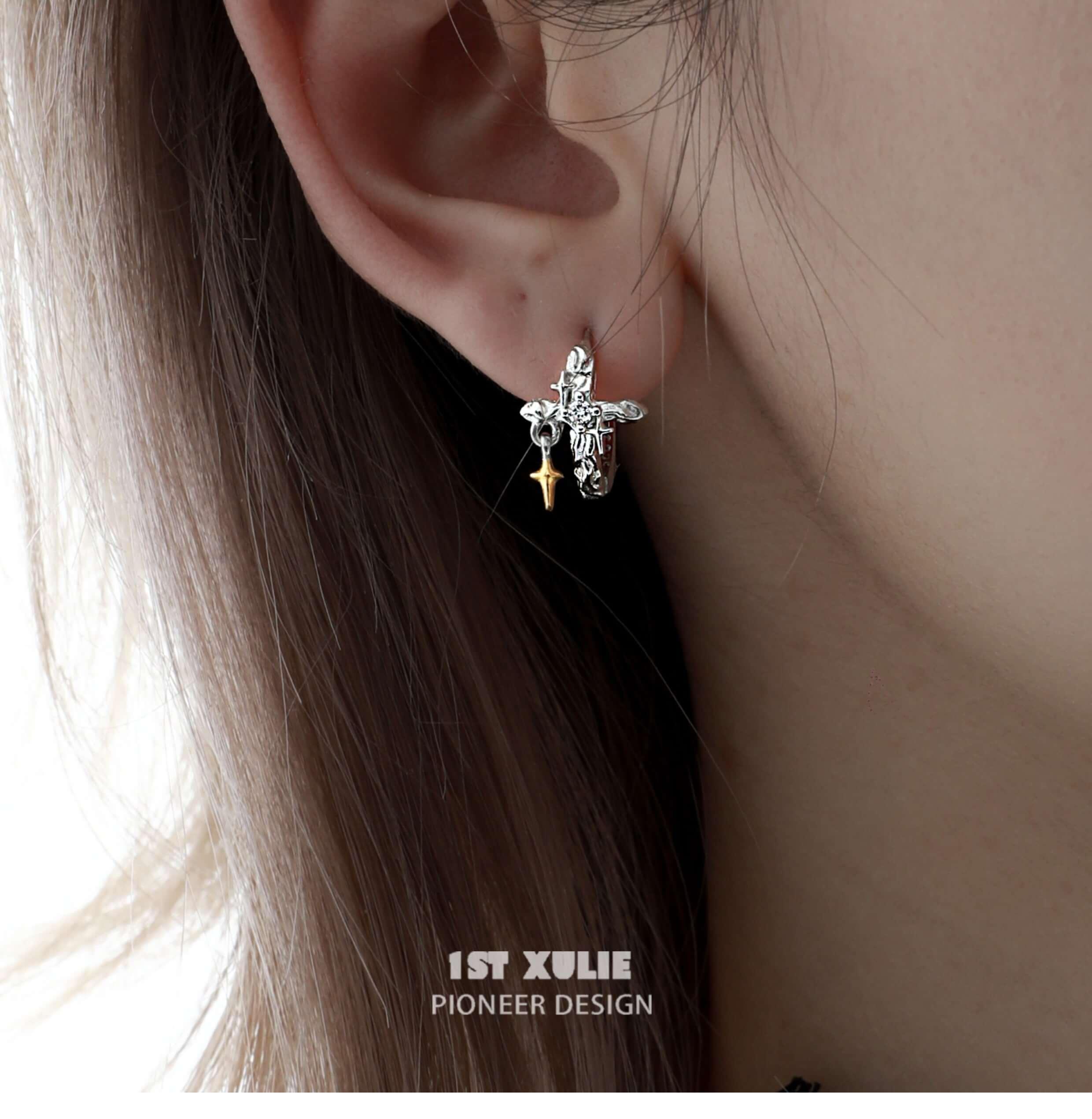 Horsesbuckle S925 Sterling Silver Stud Earrings for Women - Hypoallergenic Minimalist Jewelry - Perfect for Everyday Wear, Gifts & Special Occasions