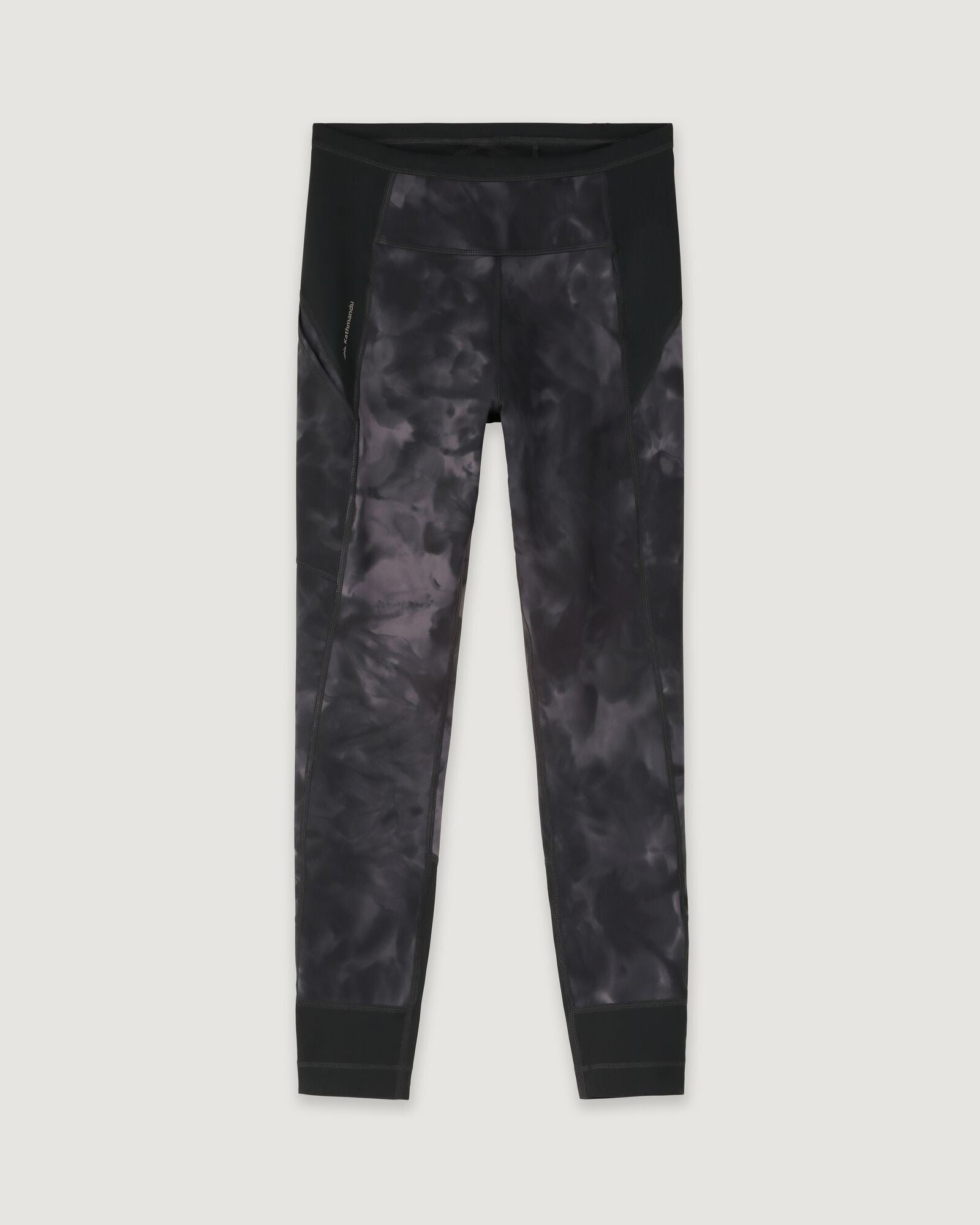 WELL.DER.NESS Women's High Waisted 7/8 Yoga Leggings - Light Quartz Sunburst Print for Workout, Running & Lounge Wear