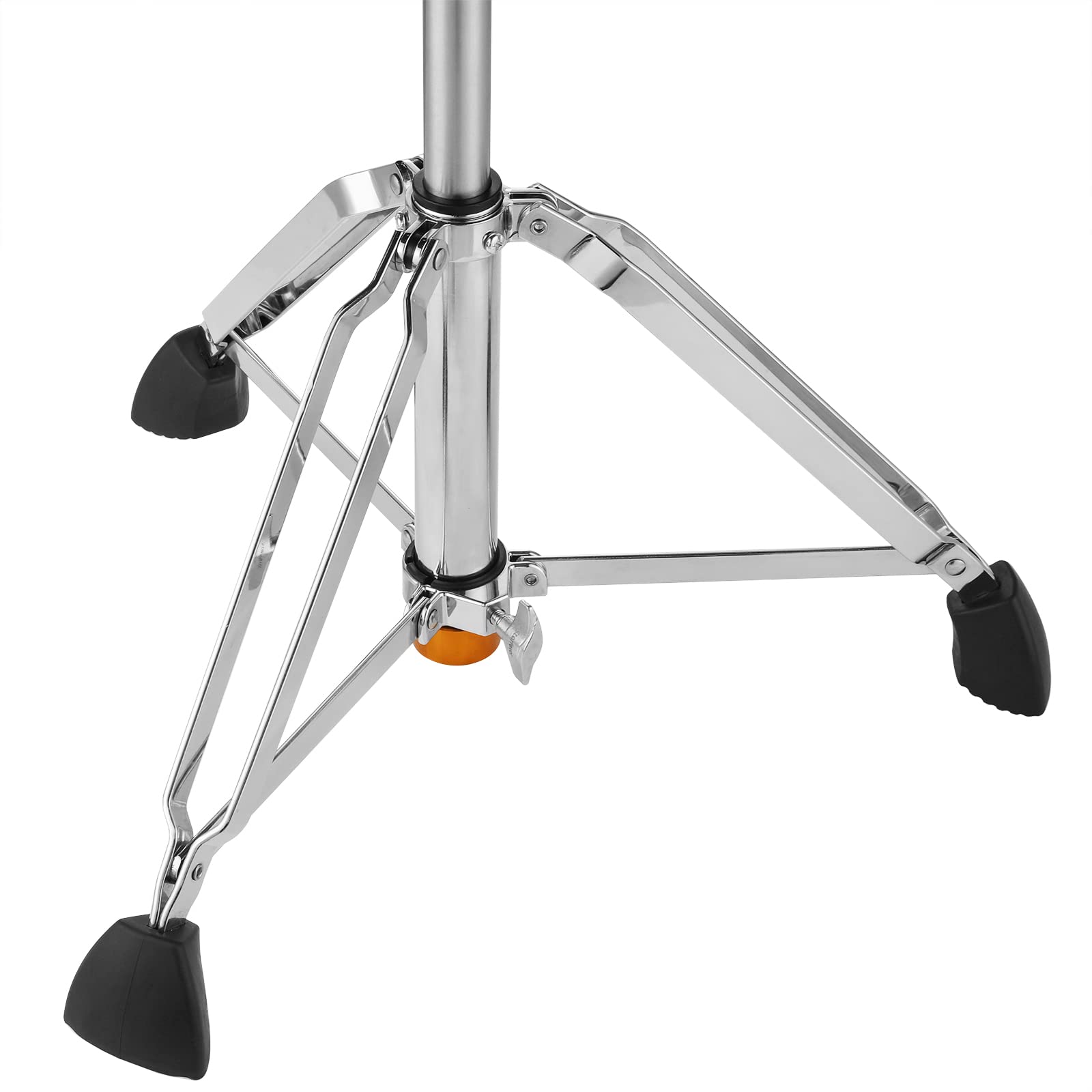 Starfavor Adjustable Drum Throne with Padded Seat - Swivel Drum Stool for Drummers, Brown - Perfect for Home Studios, Live Performances & Practice Sessions