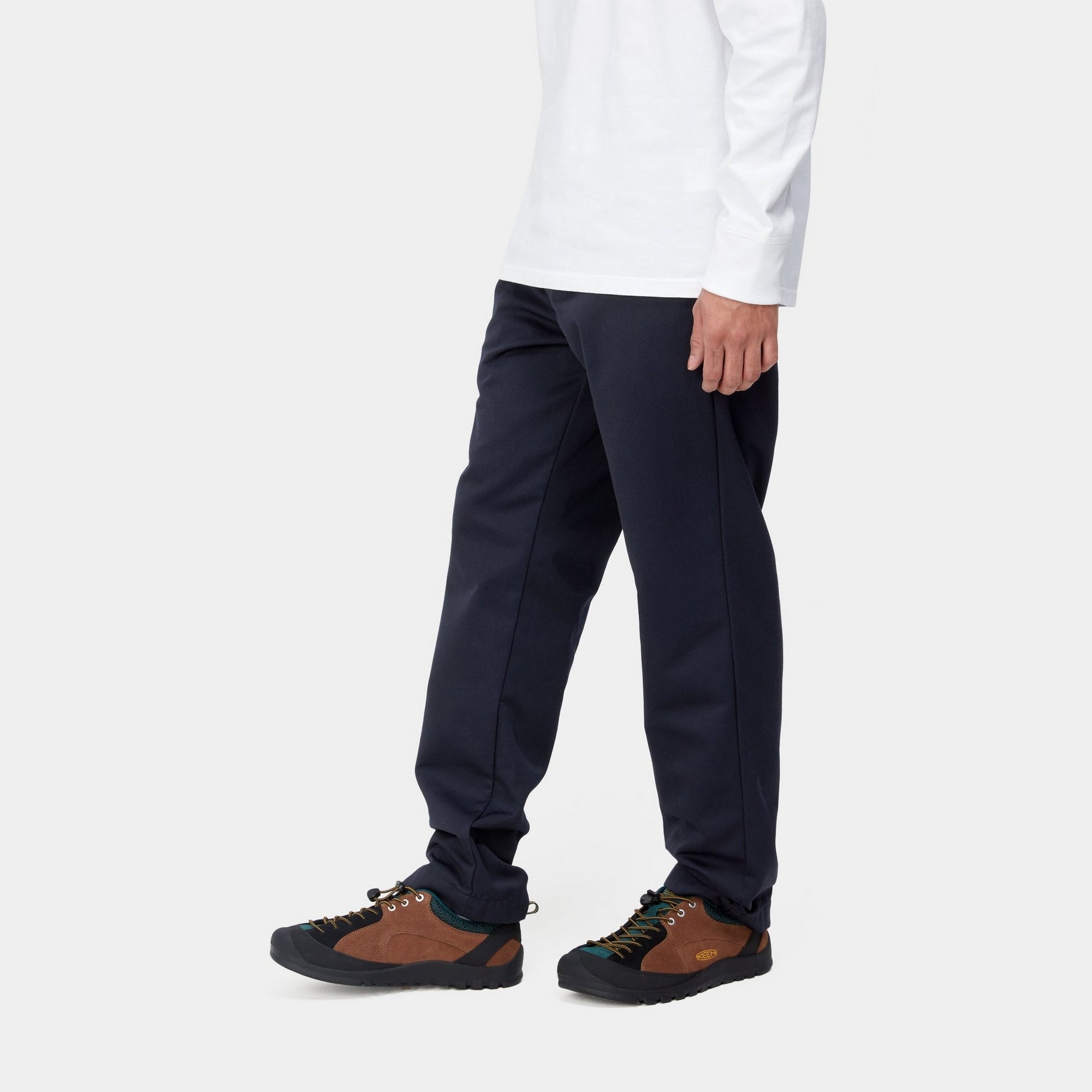 Premium Men's Dress Pants - Dark Navy Blue Slim Fit Business Casual Trousers for Office Work & Formal Occasions