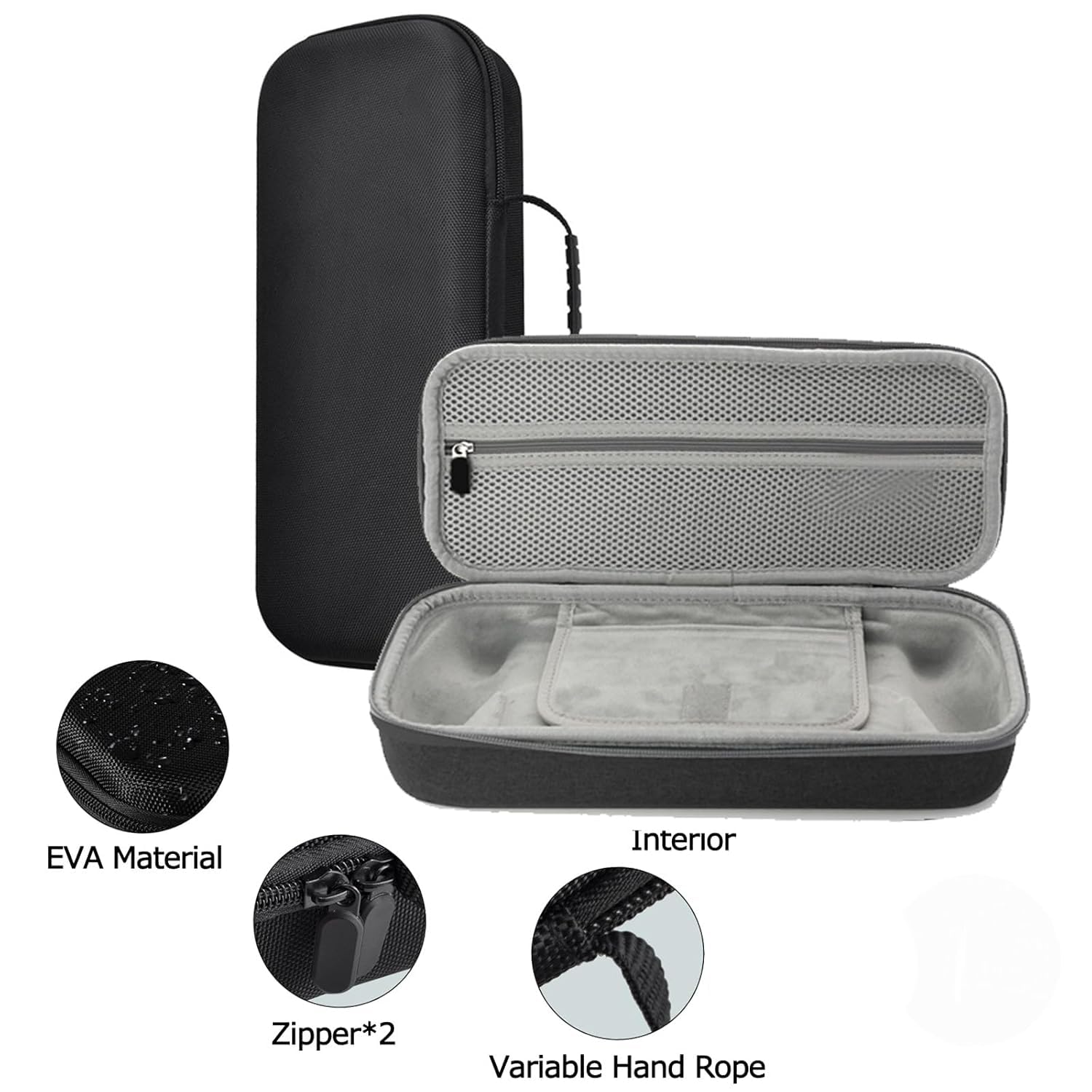 AriKroii 4-in-1 Accessories Bundle for PlayStation Portal - PS Portal Protective Case, Hard PC Clear Cover, 2 Screen Protectors & 2 Thumb Grips - Perfect for Gaming Protection and Enhanced Gameplay Experience