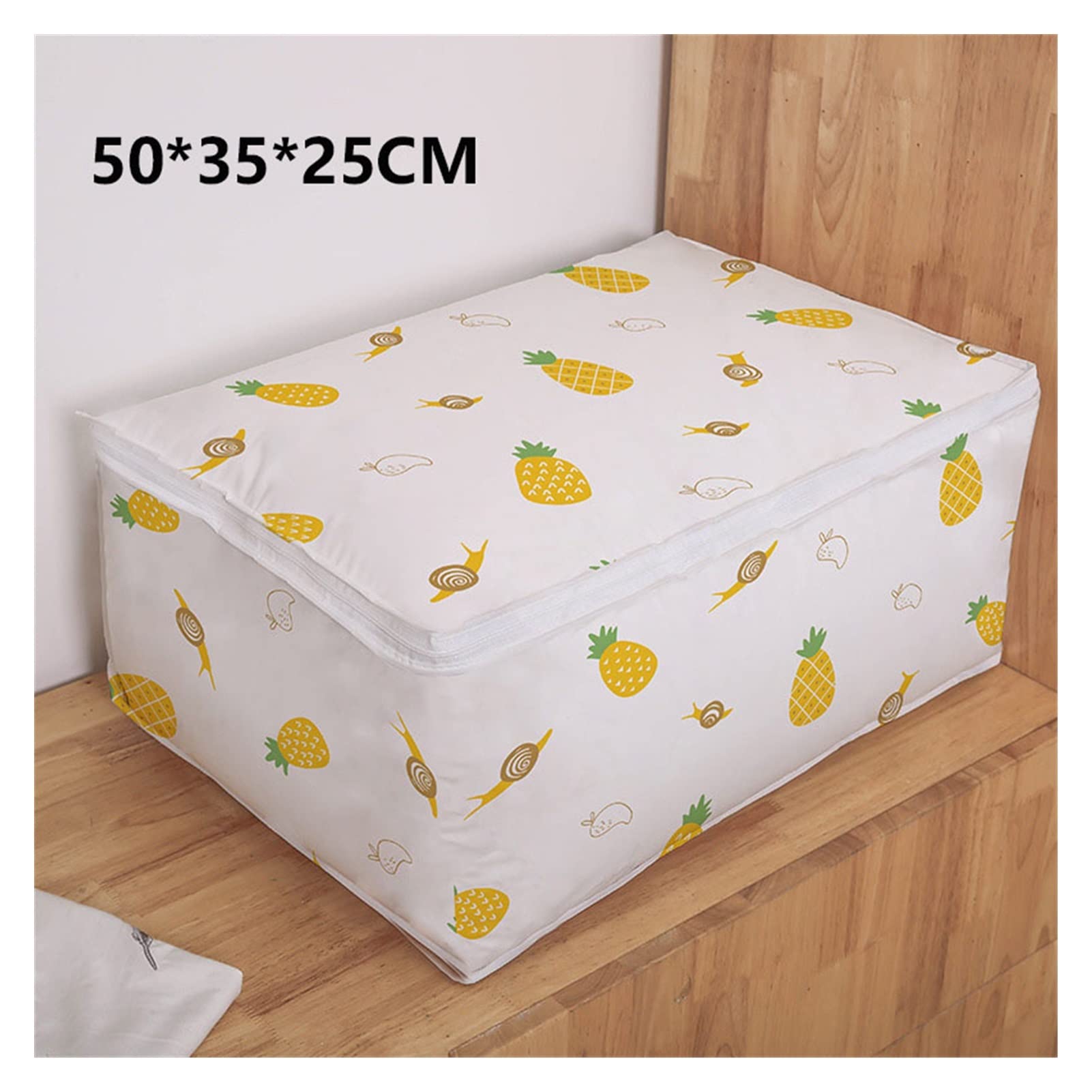 Foldable Storage Organizer Box for Clothes, Blankets & Quilts - Space-Saving Closet & Cabinet Organizer Pouches (7 Colors) - Perfect for Travel, Home & Dorm Organization