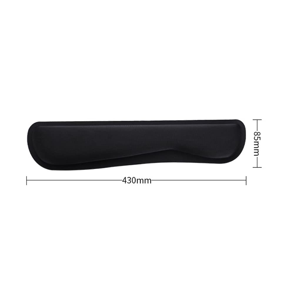 Ergonomic Mouse Pad with Wrist Support & Keyboard Wrist Rest Set - Non-Slip Rubber Base & Slow Rebound Memory Foam for Pain Relief - Perfect for Home Office, Gaming & Long Computer Work Sessions