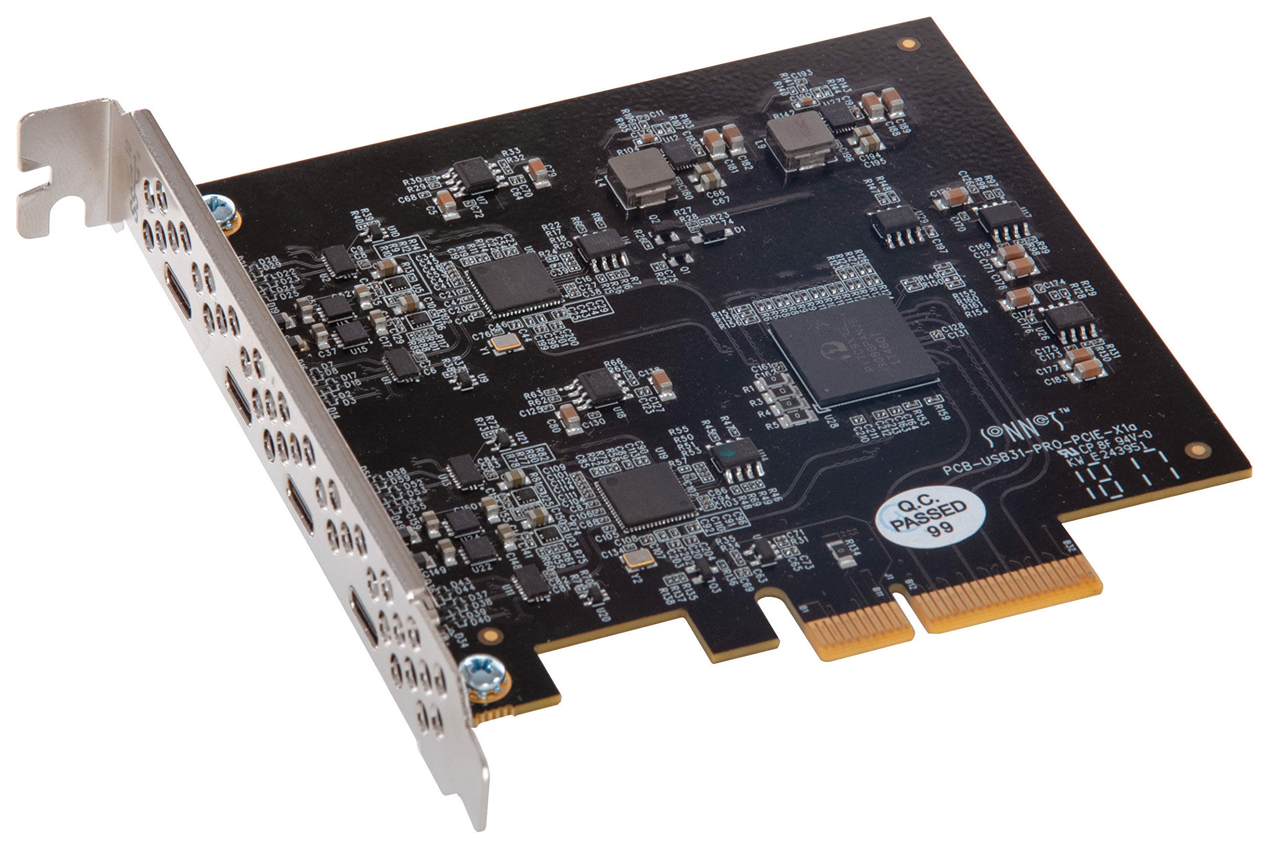 Sonnet Allegro USB-C 4-Port PCIe Card for Desktop Computers - High-Speed Data Transfer & Multi-Device Connectivity for Gaming, Video Editing & Workstations
