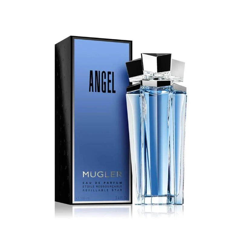 Angel 3.4 oz EDP Refillable Star Perfume for Women - Elegant Floral Fragrance for Date Night & Special Occasions