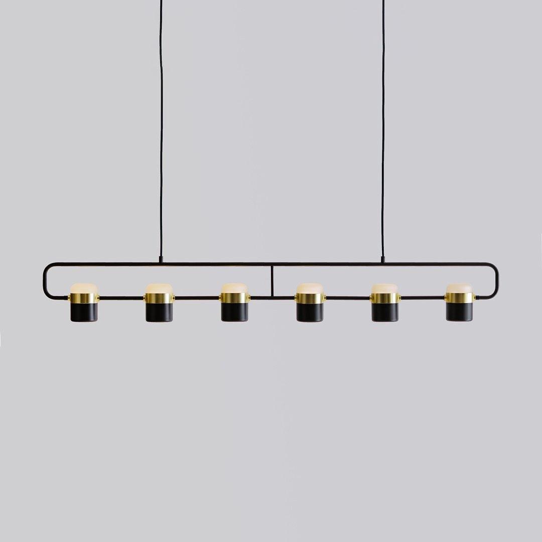 Adjustable Glass Pendant Light Fixture - Modern Dimmable Hanging Chandelier for Kitchen Island, Dining Room & Bedroom Lighting