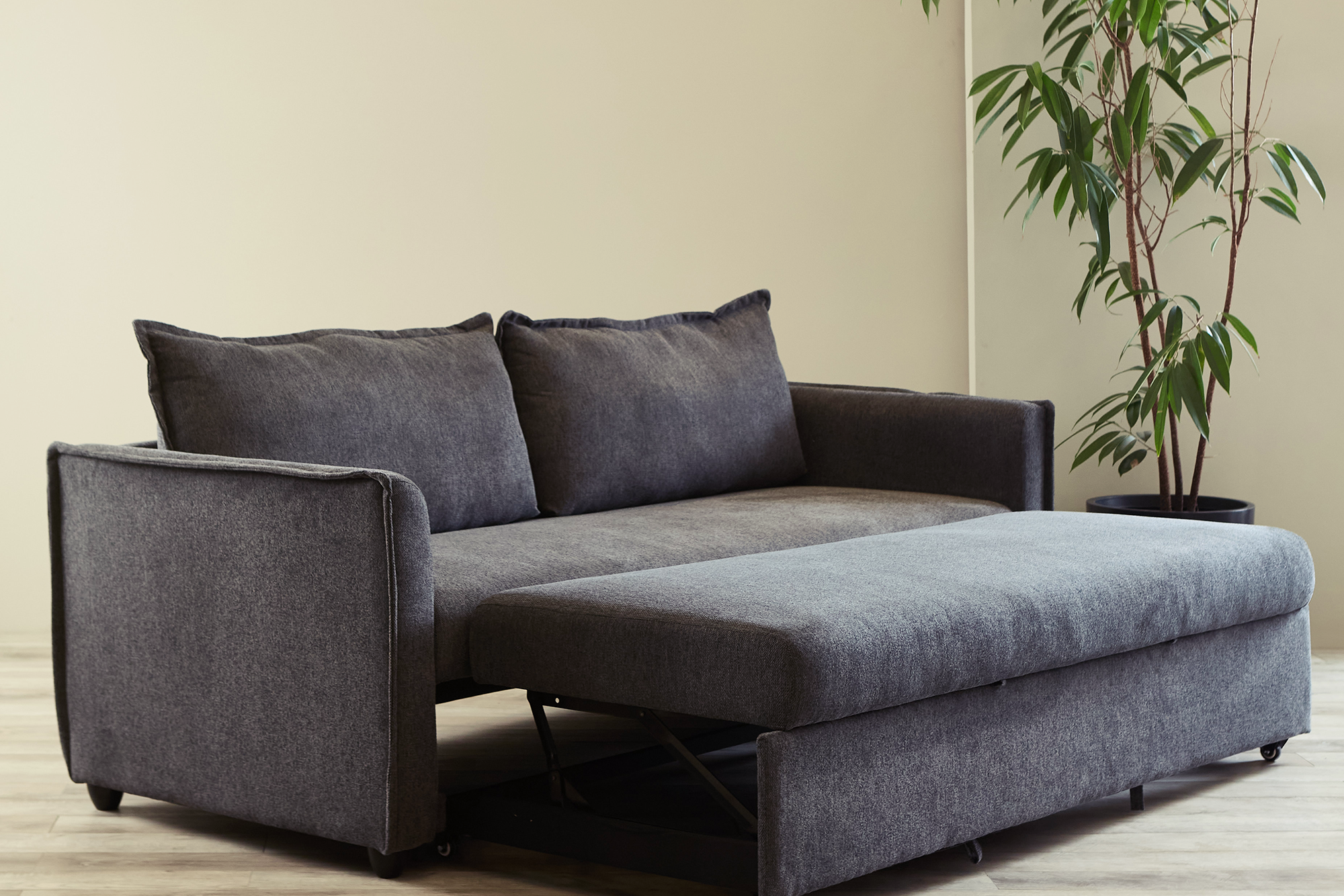 Modern Sofa Bed with Storage - Convertible Sleeper Couch for Small Spaces | Perfect for Apartments, Guest Rooms & Home Offices