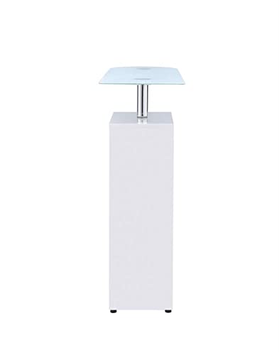 White Coaster Furniture Bar Table with Wine Storage - Perfect for Home Bars, Dining Rooms & Entertaining Spaces