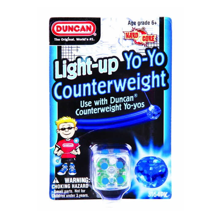 Duncan Light Up Yo-Yo Counterweight - Glow in The Dark Yo-Yo Accessory for Professional & Beginner Players - Perfect for Nighttime Play, Performances & Competitions