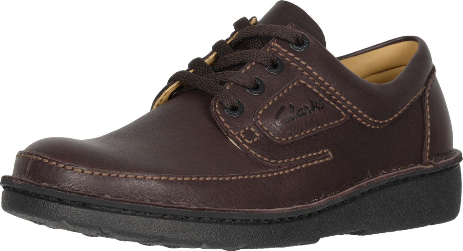 Clarks Nature II Men's Oxford Shoes - Comfortable Leather Dress Shoes for Business & Casual Wear | Slip-Resistant & Lightweight for All-Day Comfort | Perfect for Office, Travel & Formal Events
