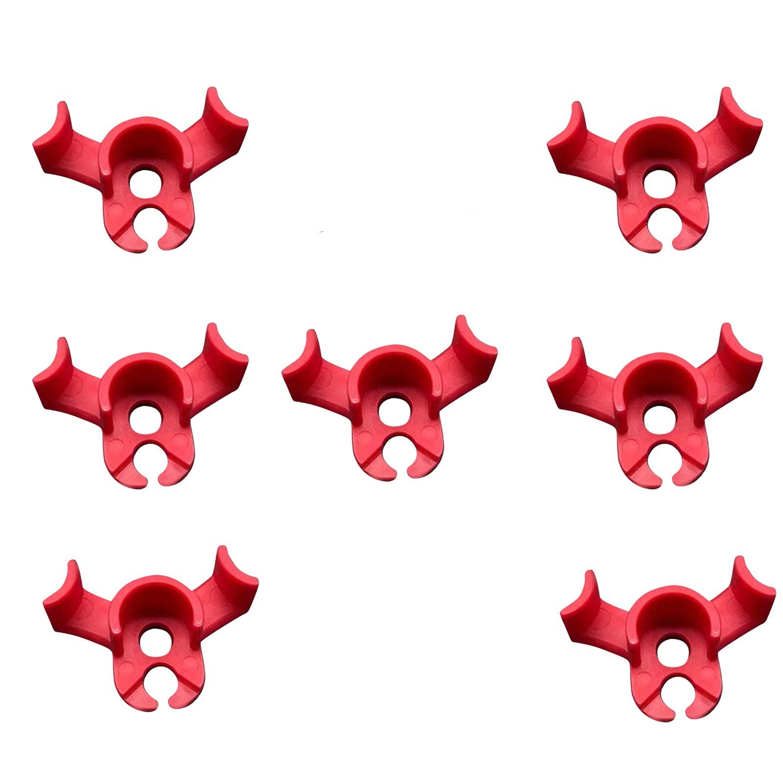 **Yiser 90-Pack Plant Training Clips - 90 Degree Low-Stress Bender Clips for Gardening, Patio, Lawn & Indoor Plants - Non-Slip Hair Clips (Red, One Size) - Perfect for Hydroponics, Bonsai, and Vine Support**
