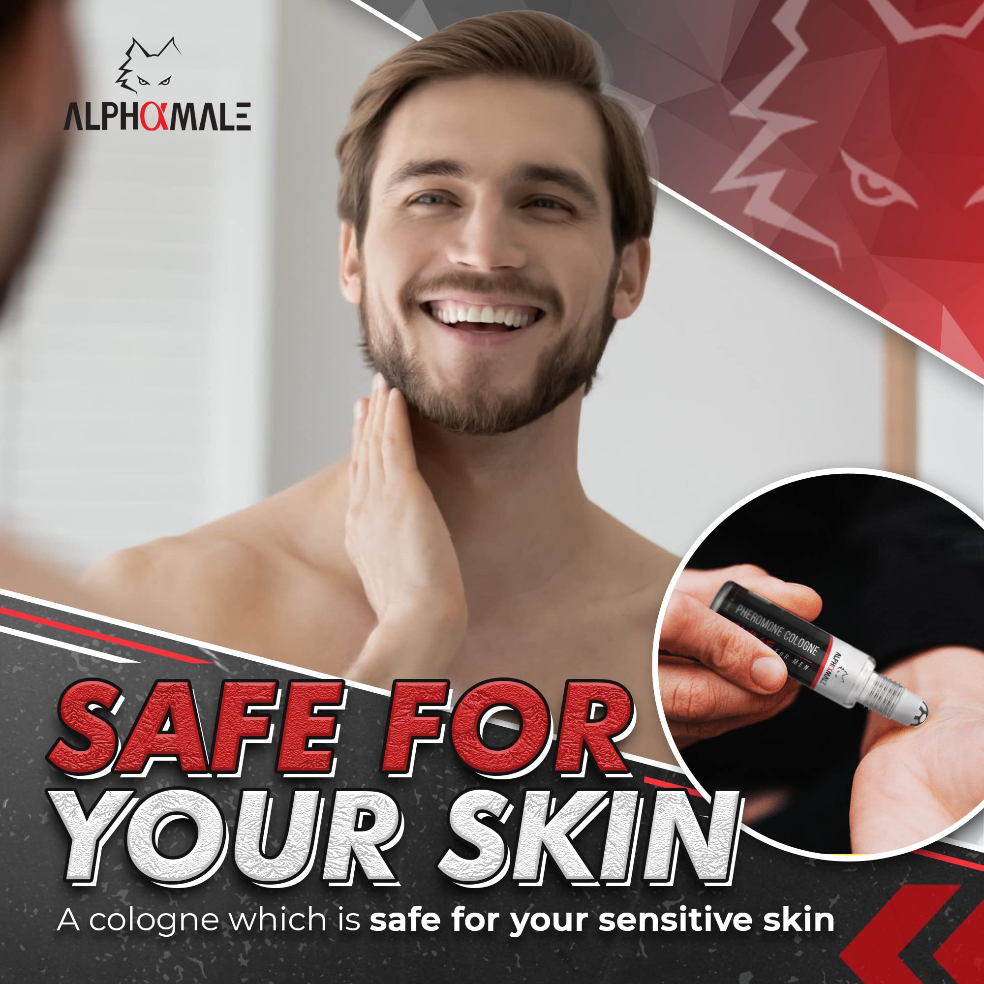 AlphaMale Pheromone Cologne Extra Strength - Savage Scent Bundle for Men | Attract Women & Boost Confidence | Date Night, Clubs & Social Events