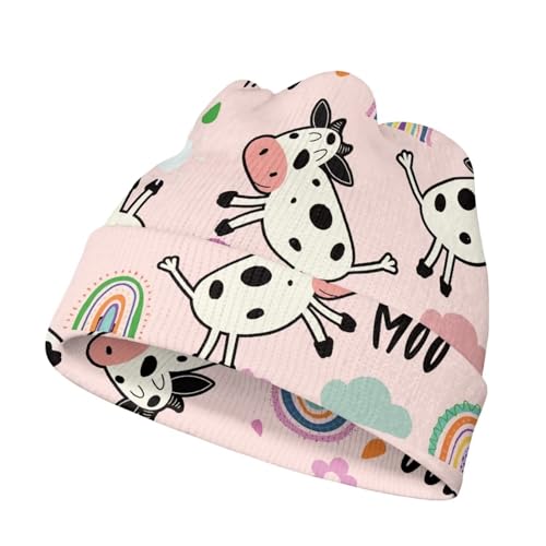 Funny Rainbow Cow