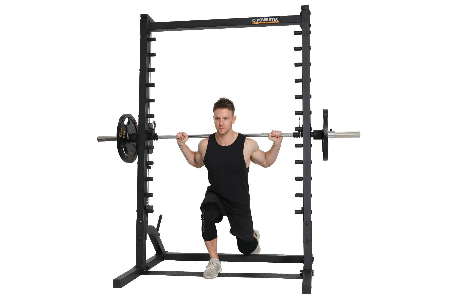 Powertec Roller Smith Machine - Heavy Duty Home Gym Equipment for Strength Training | Perfect for Home Workouts & Weight Lifting (Summer Sale)