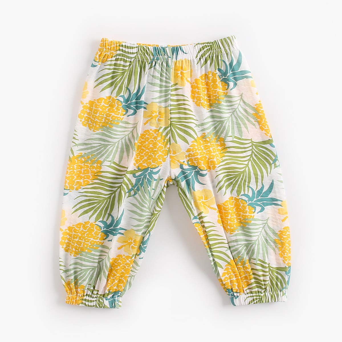Soft Summer Baby Girl Pants - Breathable & Comfortable Long Pants for Toddlers - Perfect for Playtime, Daycare & Outdoor Activities
