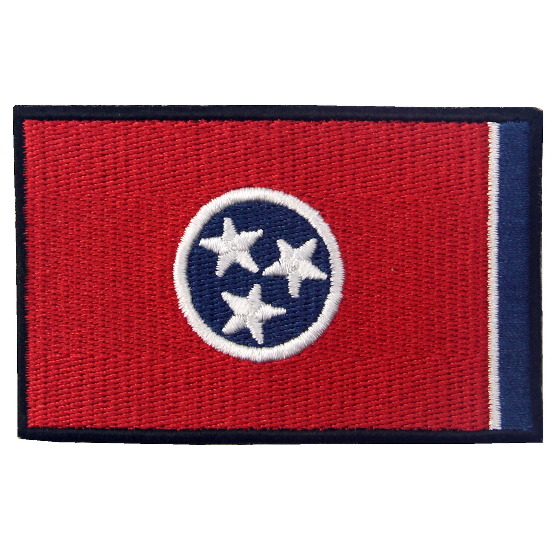 EmbTao Embroidered Tennessee State Flag Patch - Iron On or Sew On TN Emblem for Jackets, Hats, Bags & DIY Crafts