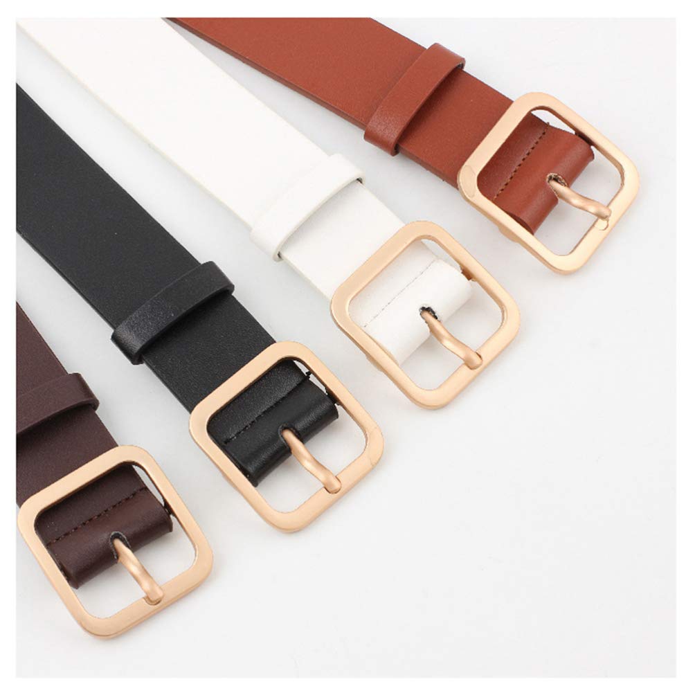 KESYOO Women's Leather Belts - Adjustable Waist Sash Belt for Dresses & Jeans with Silver Buckle | Perfect for Casual Outfits, Office Wear & Special Occasions