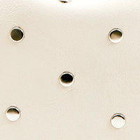 Fleurine Smooth Leather Handbag with Studs - Stylish Women's Crossbody Bag for Work, Travel & Evening Out