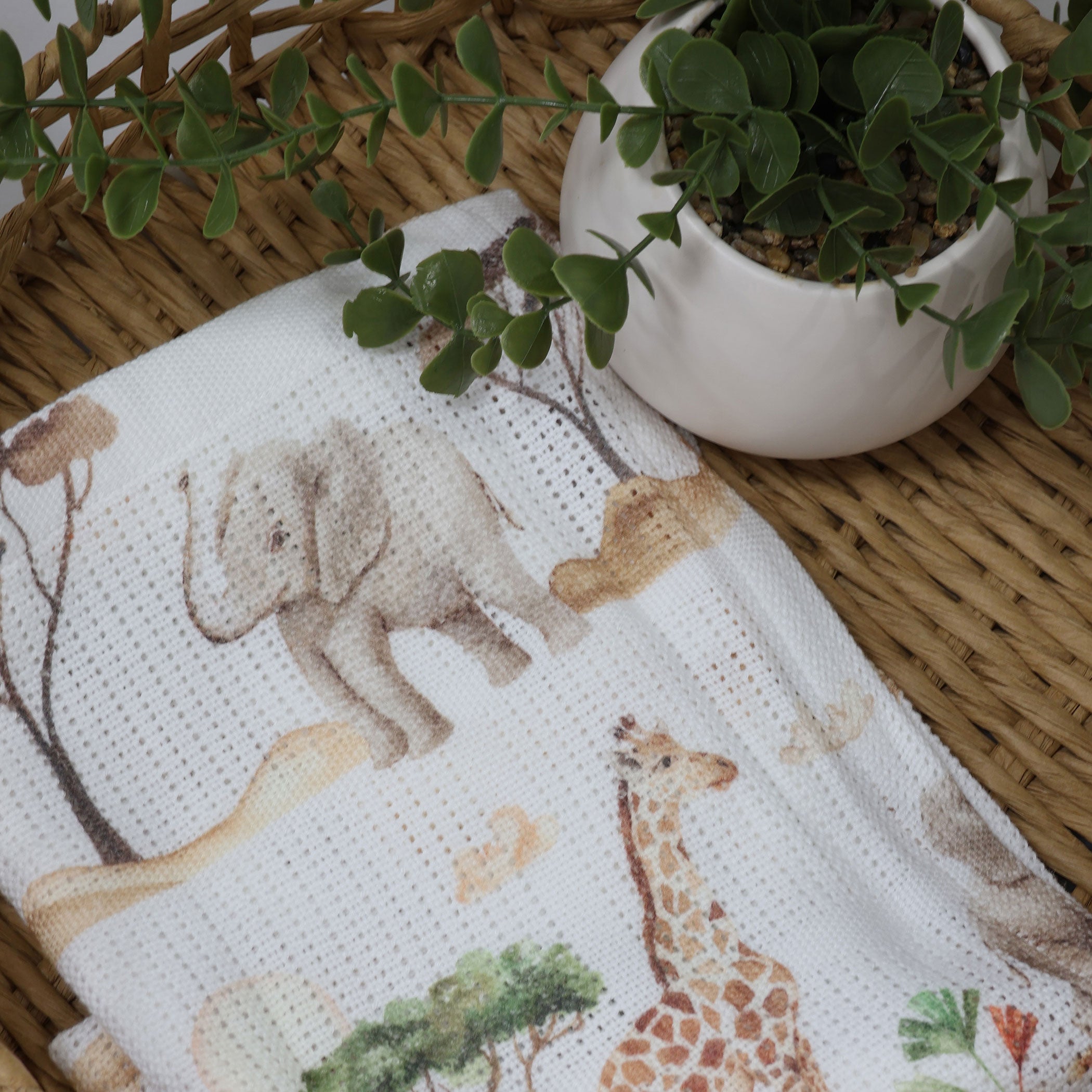 Premium Adventure Bamboo Cellular Blanket - Breathable, Lightweight & Soft for Baby Stroller, Crib & Outdoor Travel - Perfect for Camping, Picnics & Nursery Comfort