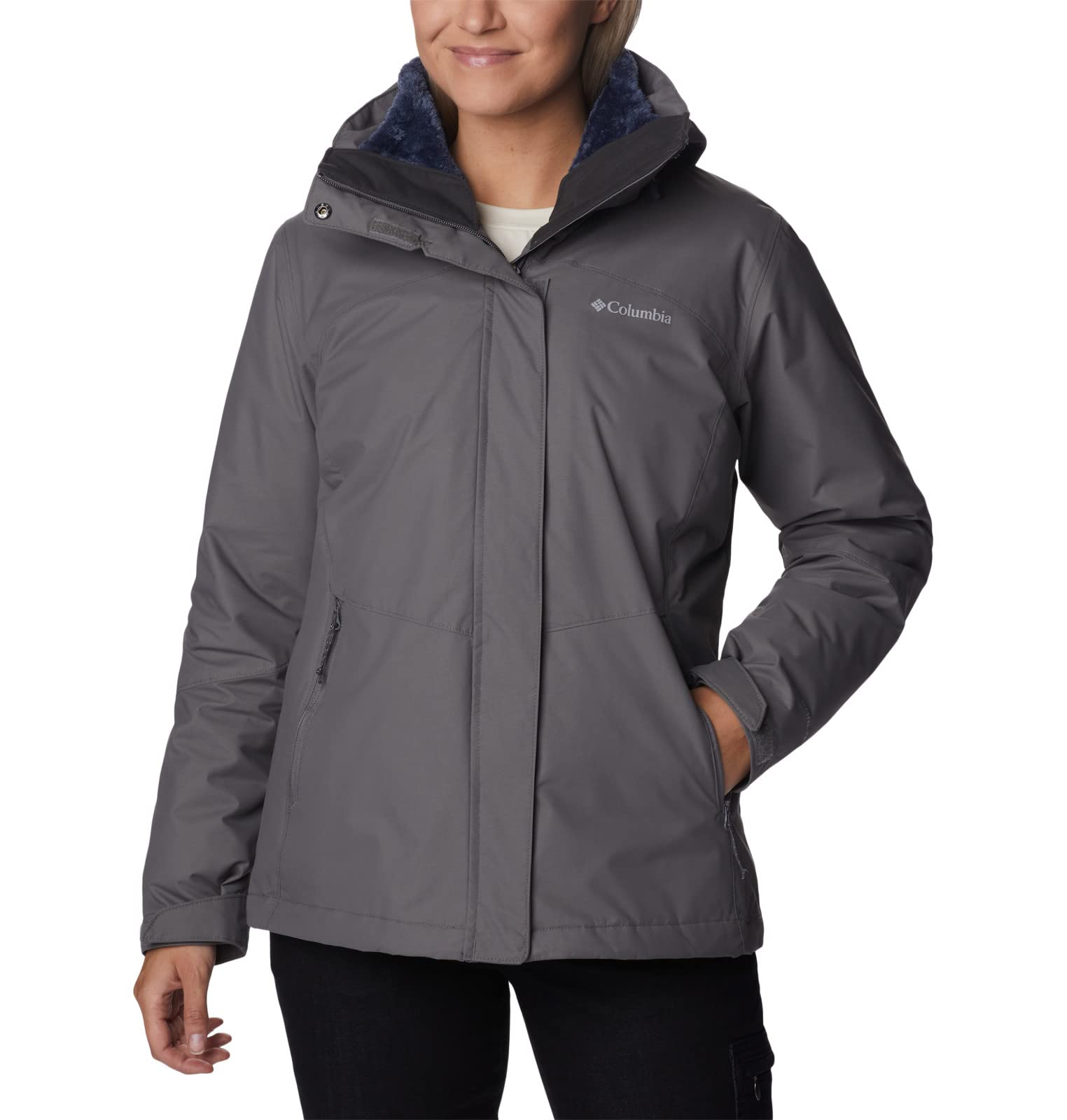 Columbia Women's Bugaboo II Fleece Interchangeable Jacket - Warm Winter Outerwear for Hiking, Camping & Outdoor Activities