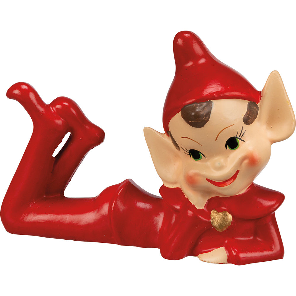 Pixie Elf Figurine for Boys - Handcrafted Fairy Garden Decor, Fantasy Collectible & Gift for Kids - Perfect for Bedroom Shelves, Christmas Tree Ornaments & Fairy Tale Themed Parties