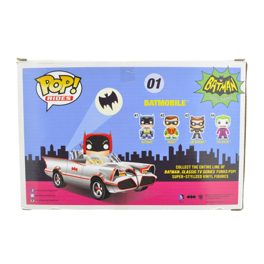 Funko Pop! Batmobile Chrome Batman Rides Toy Tokyo Exclusive Collectible - Perfect for DC Fans, Gift for Collectors & Home Decor