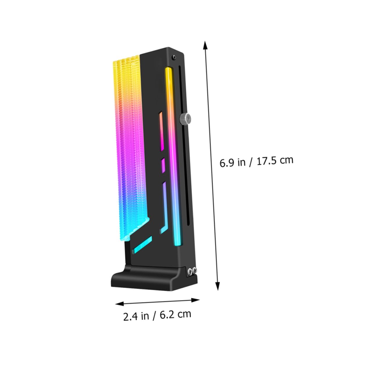 OSALADI Magnetic GPU Support Bracket - Aluminum Alloy Graphics Card Stand with LED for PC Builds | Perfect for Gaming Rigs & Workstation Setups