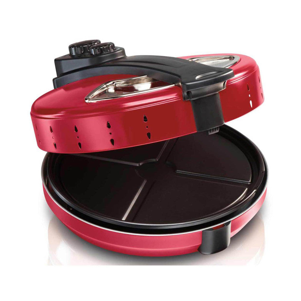 Hamilton Beach 31700 12-Inch Countertop Pizza Maker - Perfect for Homemade Pizzas, Family Dinners & Party Snacks