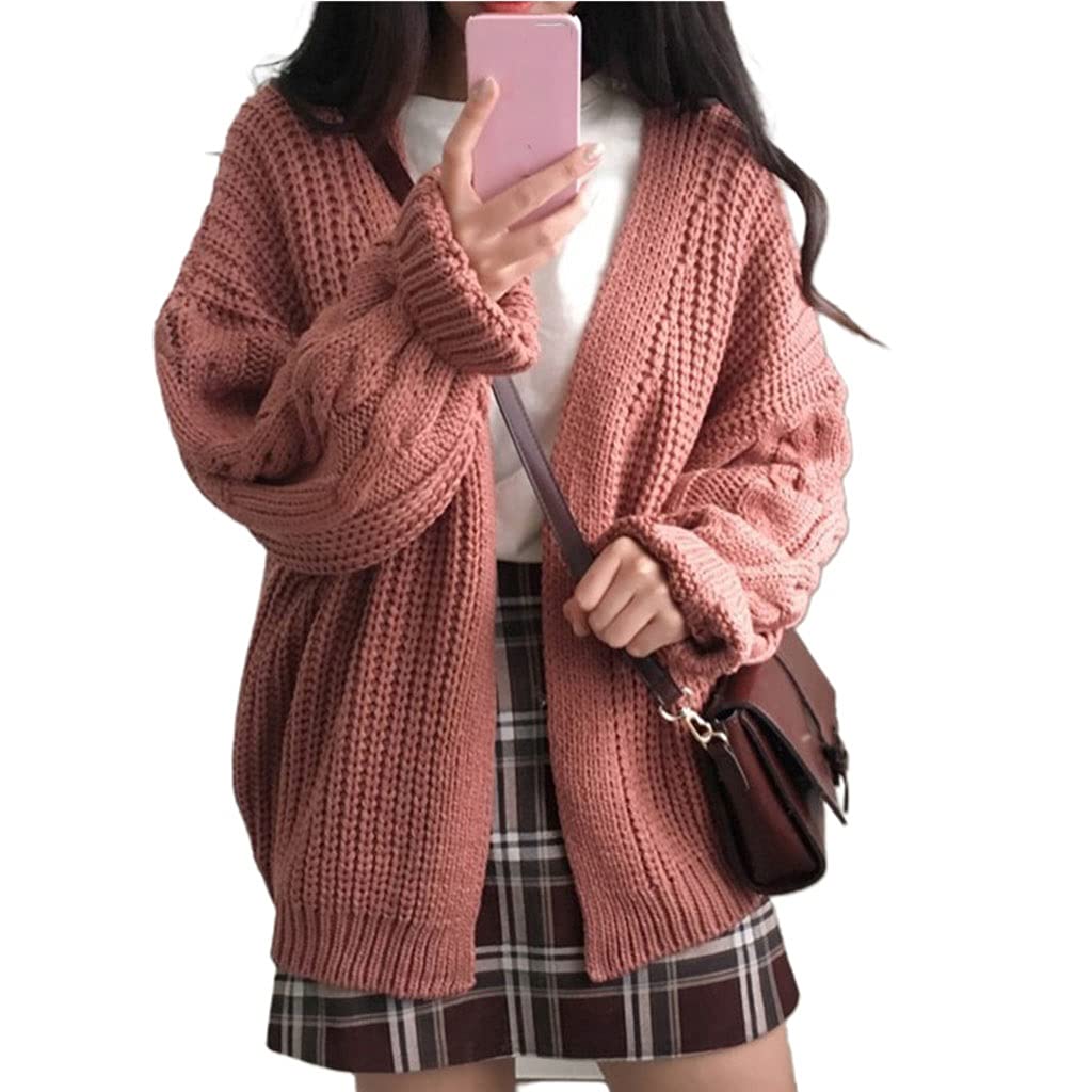Women's Warm Wool Shirt Sweater - Soft Winter Pullover Top for Ladies (Red, One Size) | Cozy Fall & Winter Fashion for Office, Dating & Outdoor Activities