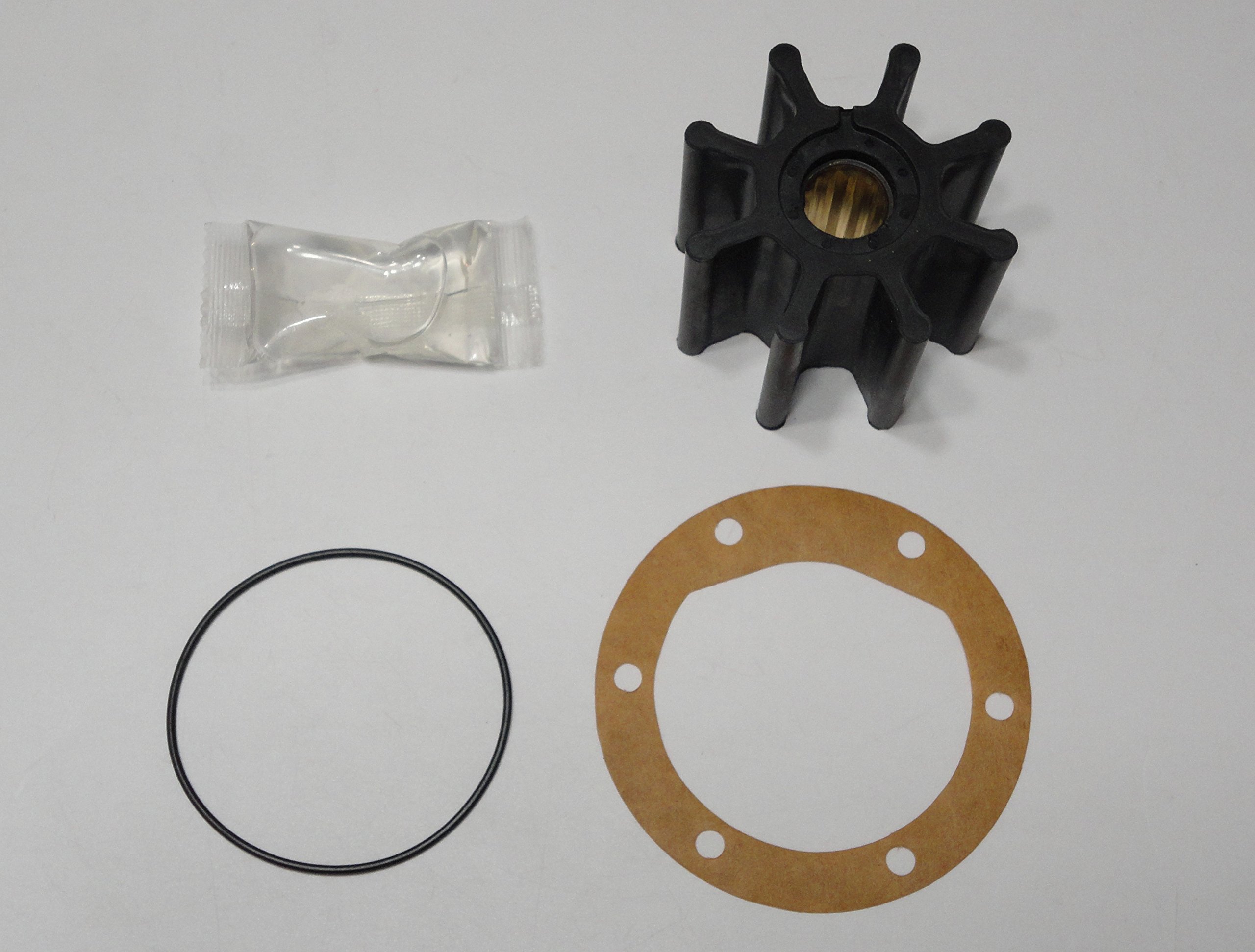 Volvo Penta Water Pump Impeller Kit 21951356 - Replacement for 877061 & 3841697 - OEM Quality Marine Engine Parts for Boats & Yachts - Perfect for Saltwater & Freshwater Use
