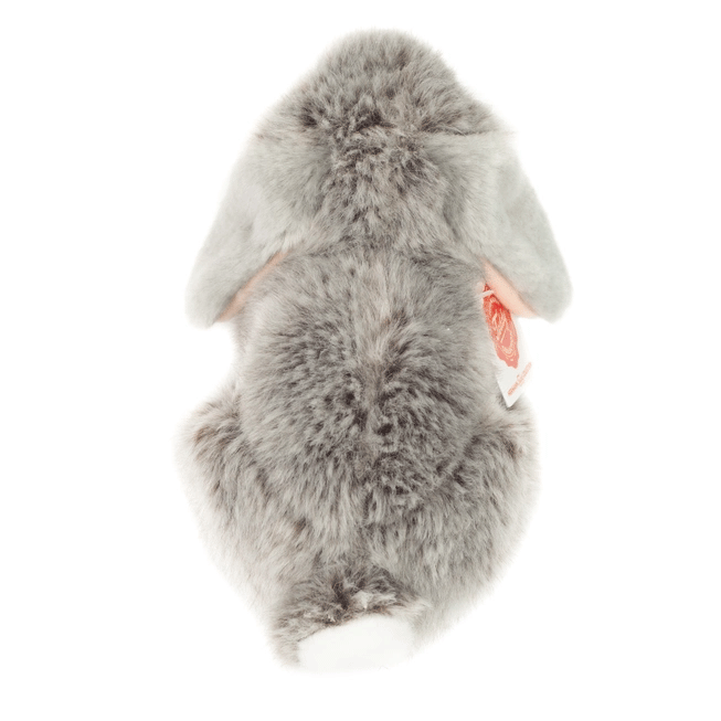 Soft Grey Plush Rabbit Stuffed Animal by Teddy Hermann - Cute & Cuddly Gift for Kids, Baby Shower, Easter, and Nursery Decor