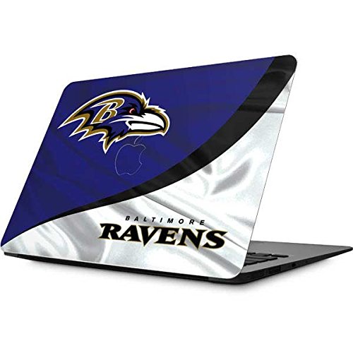 Officially Licensed NFL Baltimore Ravens Laptop Skin Decal for MacBook Air 13.3 (2010-2017) - Durable Protective Cover for Work, School & Travel - Skinit Custom Vinyl Sticker