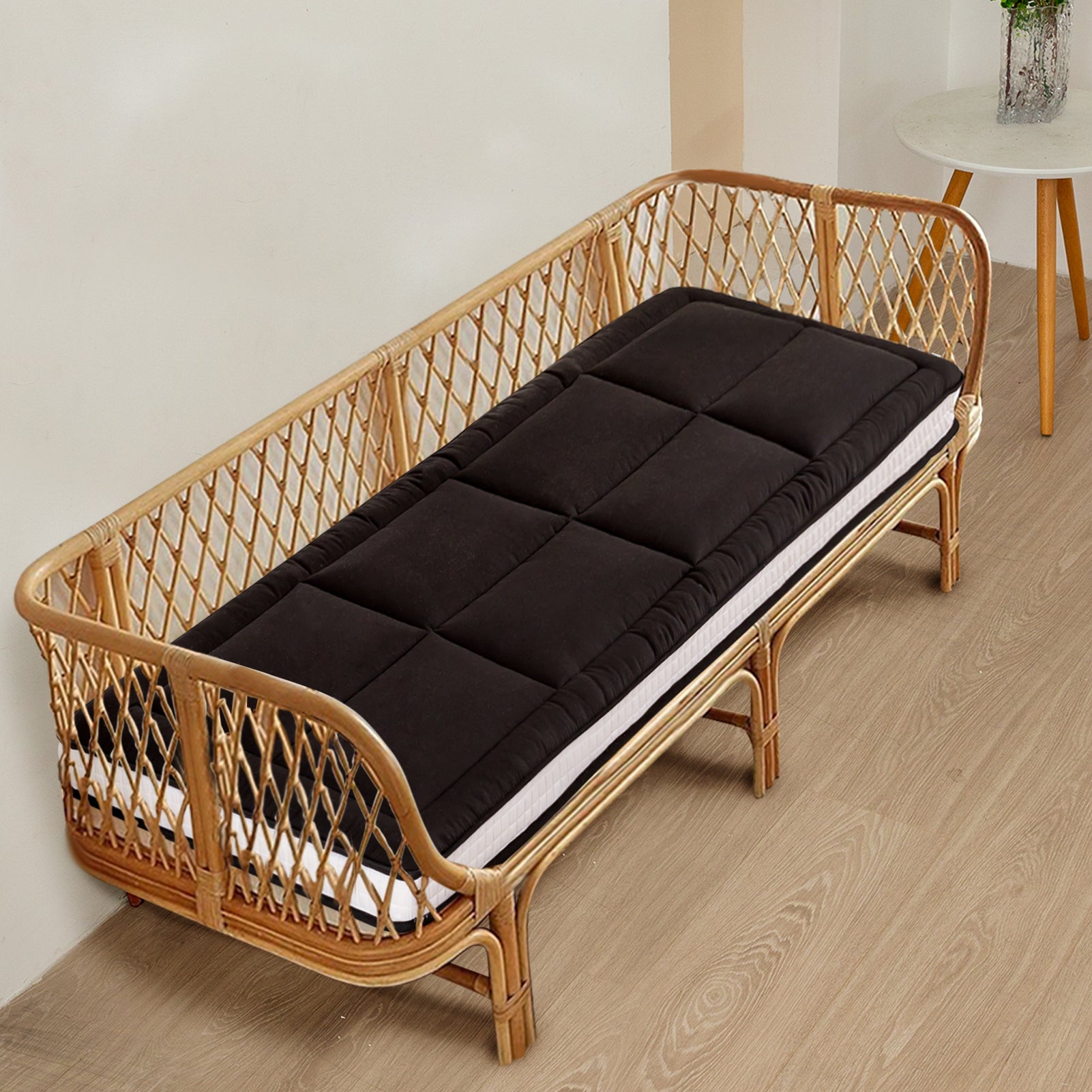 MAXYOYO 32 x 75 Inch Cot Size Futon Mattress - Foldable Floor Mattress, Tatami Mat for Guest Bed, Camping & Home Decor | Comfortable & Space-Saving Sleeping Solution
