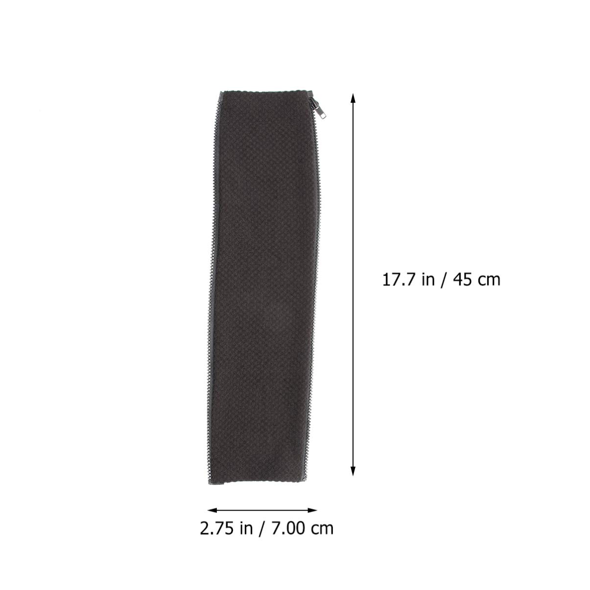 VOSAREA Elastic Chair Arm Rest Covers - 1 Pair Black Office Chair Armrest Sleeves for Comfort & Protection | Perfect for Home Office, Gaming Chairs, and Workspace Ergonomics