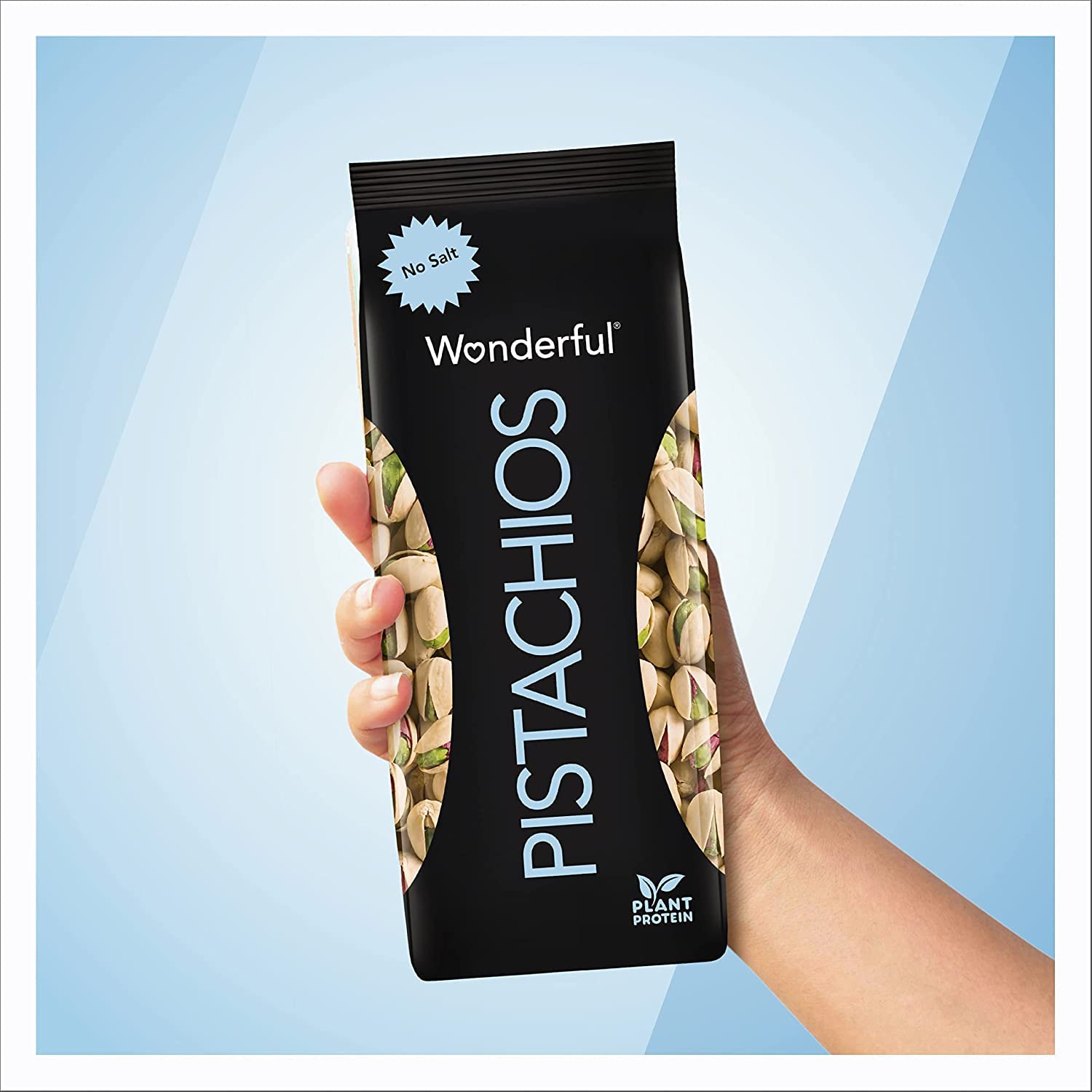Wonderful Pistachios In Shell - Roasted Unsalted Nuts, 16oz Bag | High Protein Snack, Gluten Free & Vegan Friendly | Perfect for Healthy Snacking, Office Treats & Party Mixes