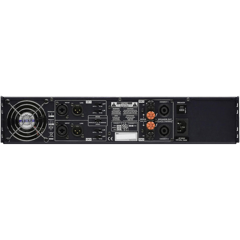 Cerwin Vega CV 900 High Performance Professional Power Amplifier - 2000W RMS Power for DJ, Live Sound & Studio Audio Systems | Perfect for Concerts, Nightclubs & Home Theater Setups