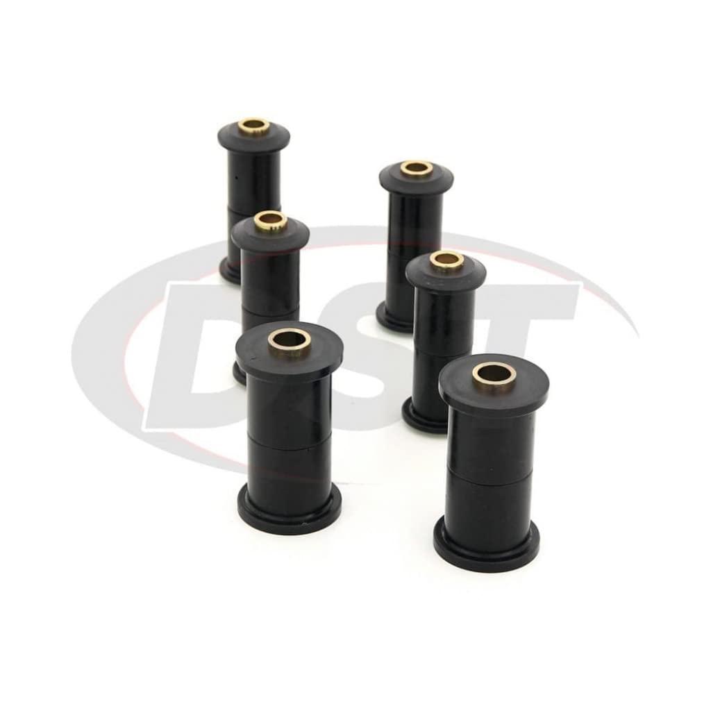 Energy Suspension Front Spring/Shackle Bushings for 1987 Chevy V30 - Black (3.2105G) | Durable Replacement for Smooth Ride & Off-Road Performance