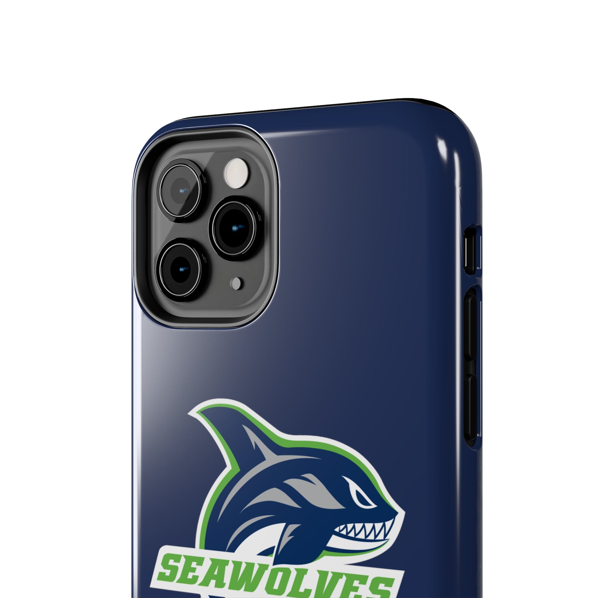 Seawolves Navy Rugged Phone Case - Shockproof & Durable Protection for iPhone & Samsung - Perfect for Outdoor Adventures, Work & Daily Use
