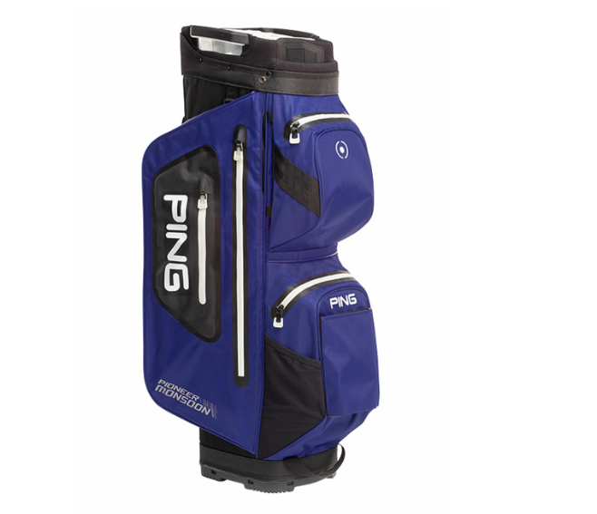 Ping Pioneer Monsoon Golf Cart Bag - Waterproof & Lightweight Stand Bag for Men & Women - Perfect for Golf Tournaments, Driving Range & Outdoor Sports