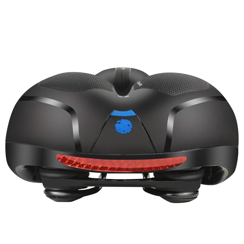 Ergonomic Bike Saddle with Hollow Design - Breathable Memory Foam Cycling Seat for Mountain, Exercise & Road Bikes - Comfortable Replacement Bicycle Seat for Adults & Kids - Perfect for Long Rides, Commuting and Indoor Cycling Workouts