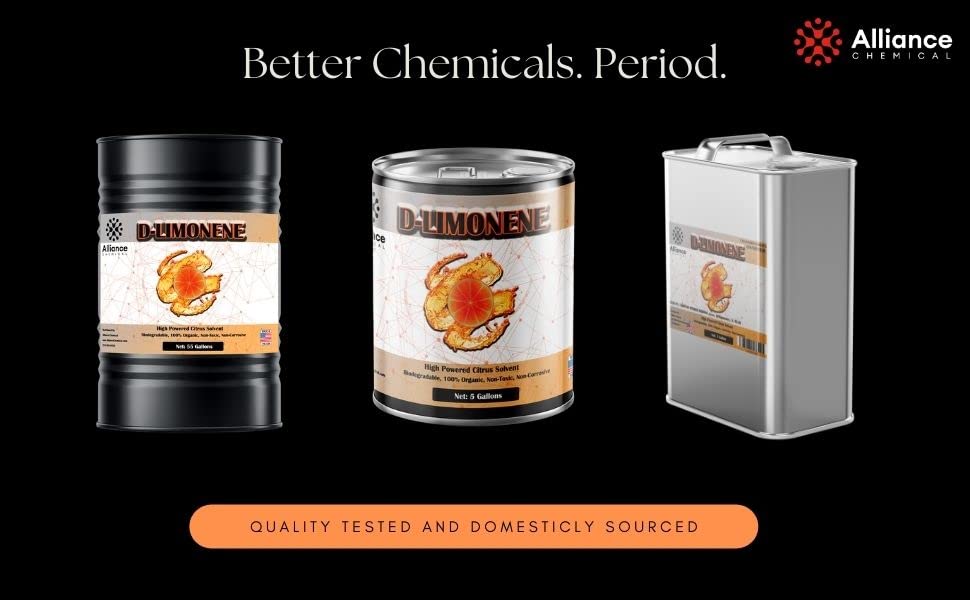 Premium D-Limonene Orange Oil - 1 Gallon USP Food Grade & Kosher Certified - All Natural Citrus Solvent, Degreaser & Extraction Agent - Perfect for Cleaning, DIY Projects & Essential Oil Blending
