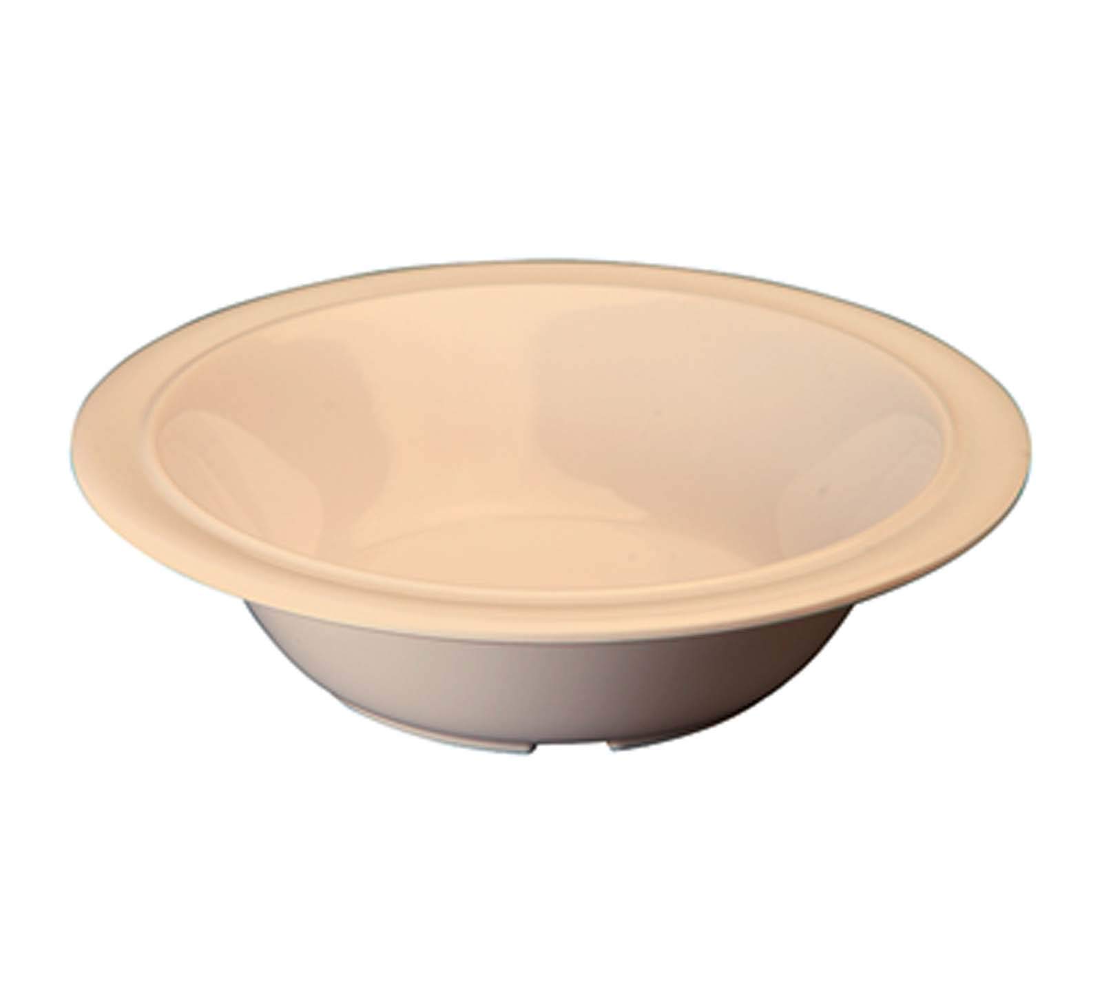 Winco 12 oz Tan Commercial-Grade Melamine Soup & Cereal Bowl - Durable Restaurant & Cafeteria Dishware - Perfect for Soup, Salad, Oatmeal, Ice Cream (Pack of 12)