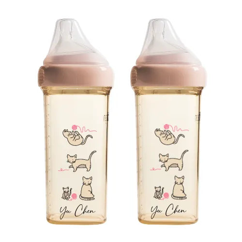 Hegen Baby Bottle - Customizable & Leak-Proof - Perfect for Breastfeeding, Travel & Daycare - BPA-Free Baby Milk Bottles with Anti-Colic Vent System